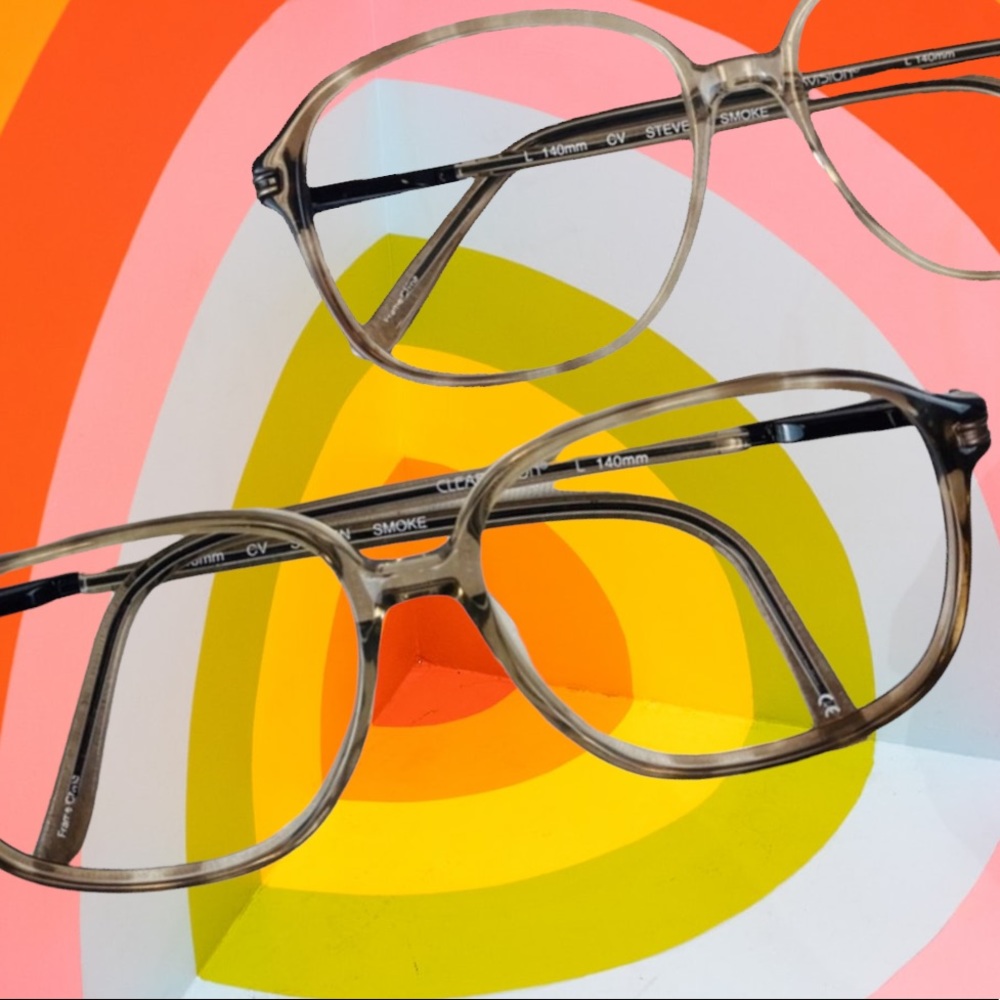 Vintage Unisex Oversized Ophthalmic Frames Eyewear